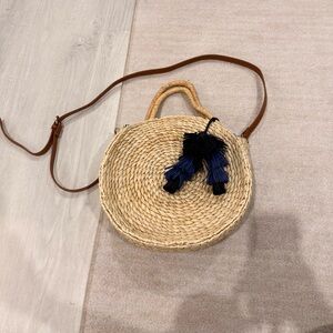 Nordstrom Joni Circular Raffia Tote
